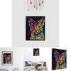 Handcrafted Animal Artwork Canvas With Modern Style For Bedroom Decor