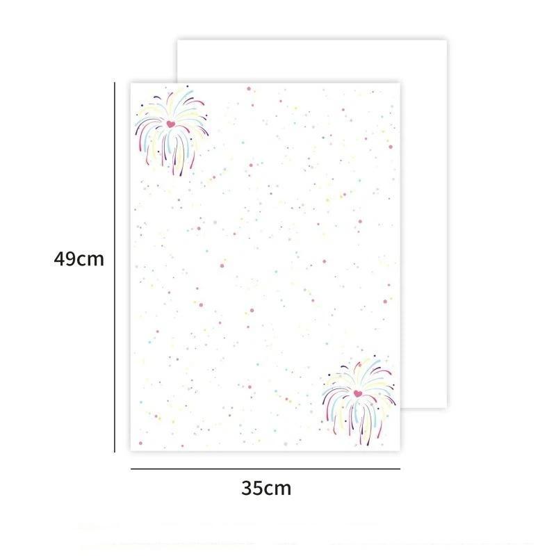 10Pcs 49*35cm Tissue Paper Flower Bouquet Wrapping For Florist Wedding Birthday Party Gift Packing Decoration DIY Crafts