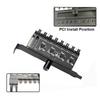 7/8-Channel Cooling Fan Hub Speed Controller Cable Splitter 3Pin 4Pin Power Supply Sata Charging Radiator for PC Temperature
