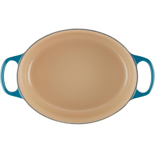Жаровня Le Creuset Signature овальная 29 см глубокая тиловая 4,7 л (21178296422430)