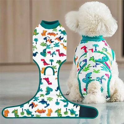 Spay Suit For Dogs Anti Licking Dog Spay Recovery Suit Protective Breathable Apparel Pet Outfit For Wound Care M