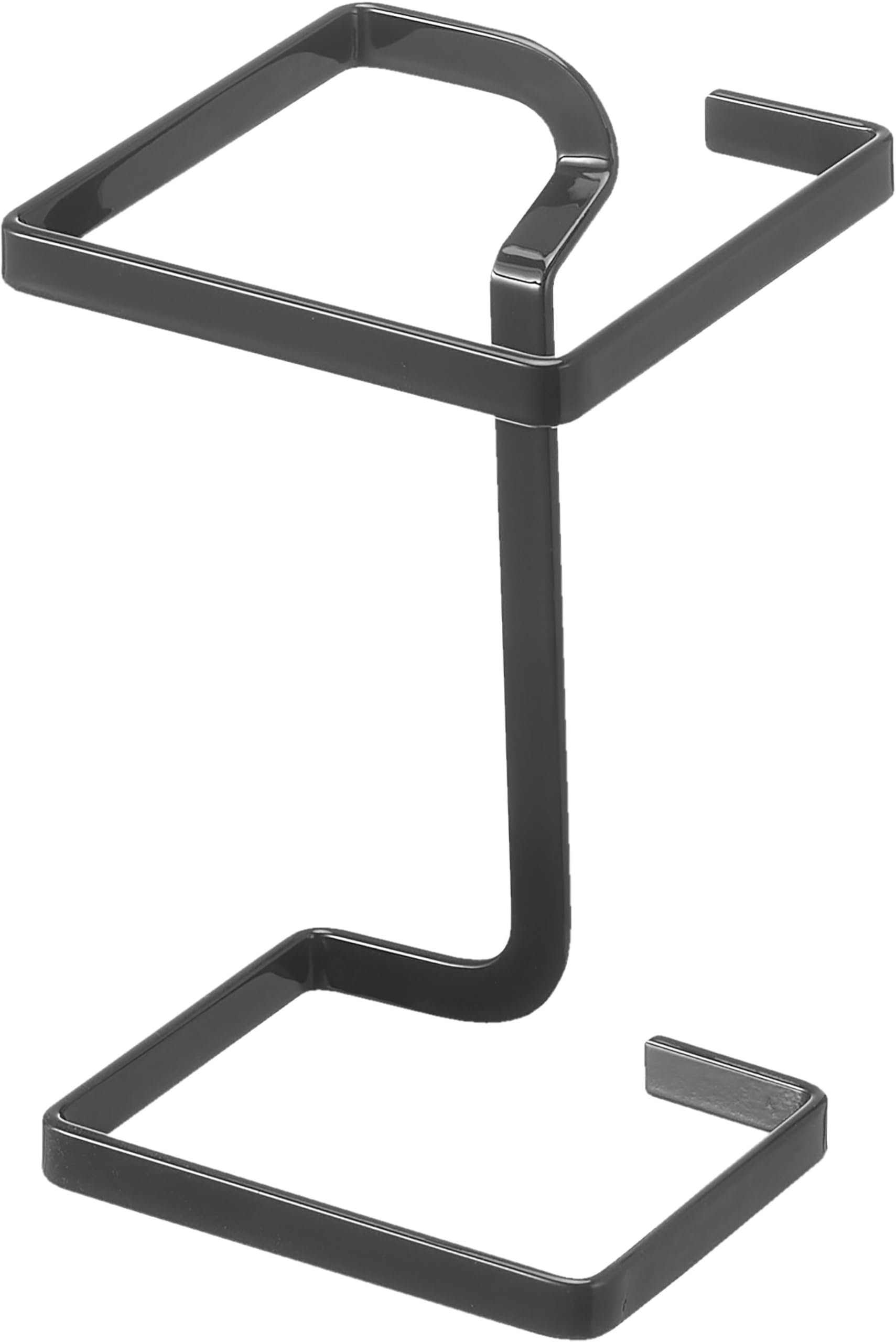 

Yamazaki Corner Drain Net Triangular Waste 10206 Holder, Square, Black, W9.5×D9.5×H15.2cm (excluding cushion), Tower, Corner, Receiver, чёрный