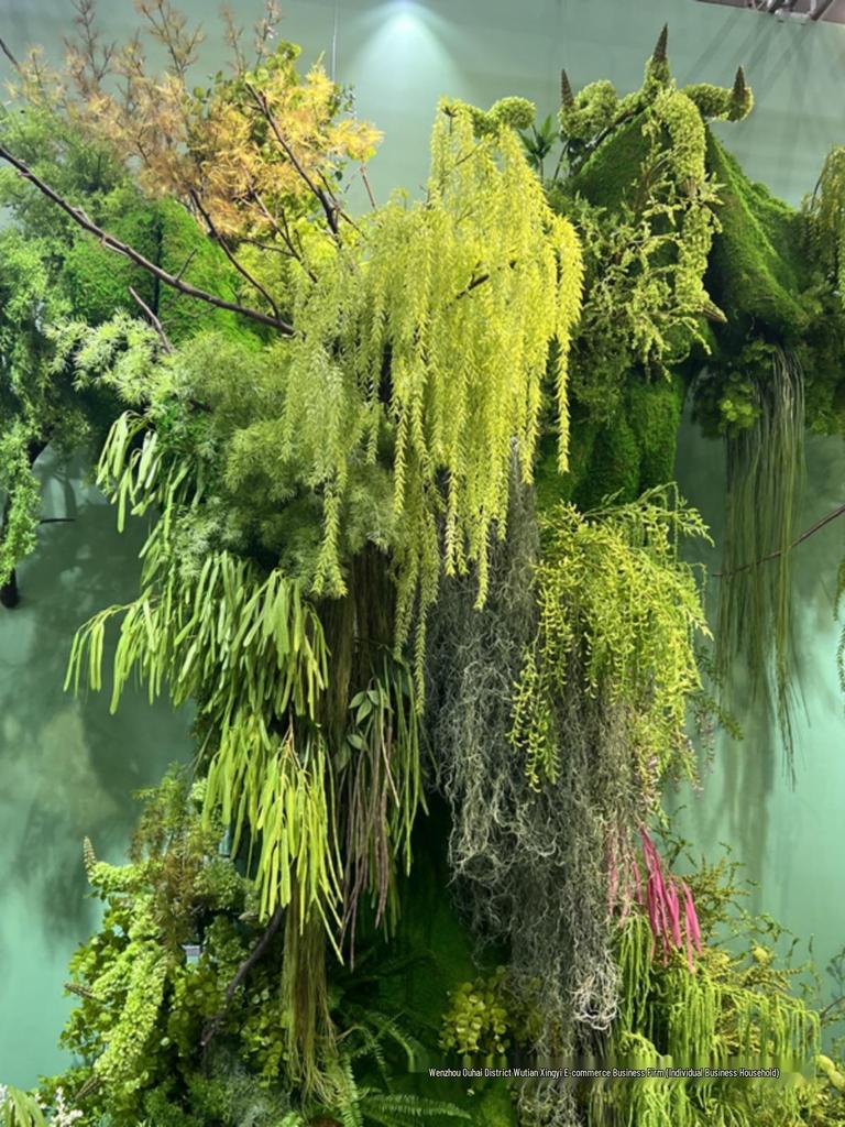 10pcs Forest-Style Hanging Greenery Aisle & Ceiling Floral Decor