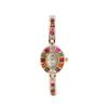 Elegant Petite Ladies' Wristwatch with Inlaid Gemstones