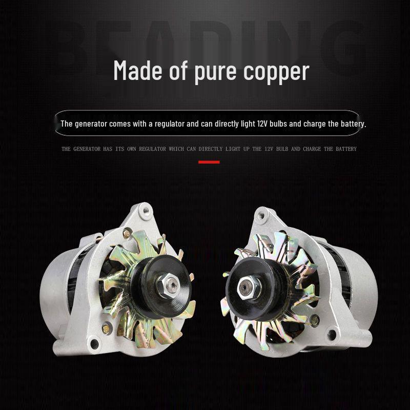 Agricultural Tricycle Tractor 12/14V Permanent Magnet DC Generator for Light Power