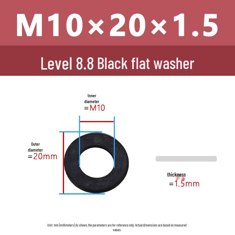 High-Strength Carbon Steel Flat Washer M3-M36