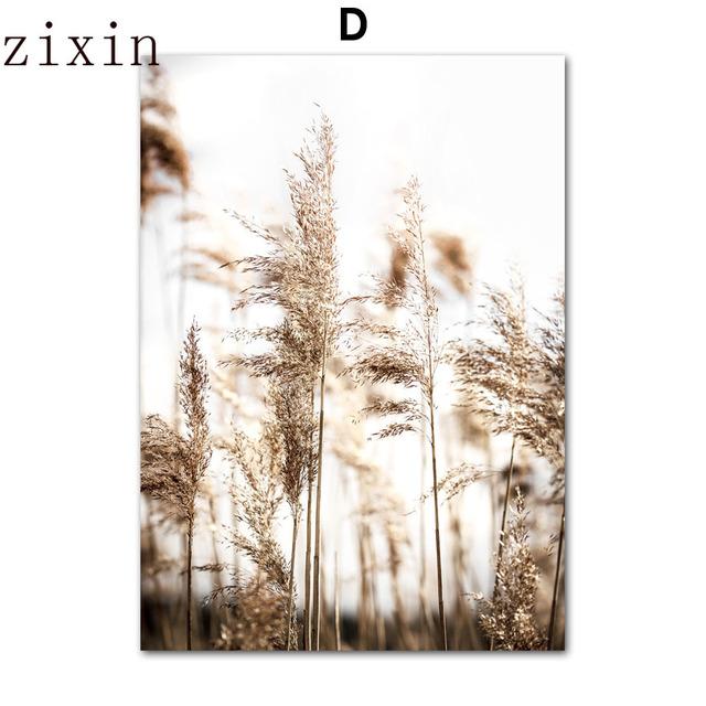 Peisaj de pajiști bej Leu Zebră Păsări Animale Artă de perete Pictură pe pânză Postere și imprimeuri nordice Decor interior pentru cameră de zi