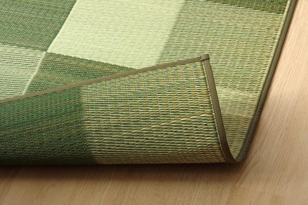 Ikehiko Grass Carpet Purely Made in Japan Block Green 261 x 261 cm Edoma tatami 4117604 / 4.5