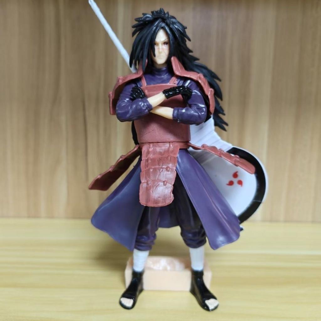 19cm/7.5in Anime Naruto GK Uchiha Madara Figure PVC Model Statue Collectible Statue Model Toy Desktop Ornament Collection Toys