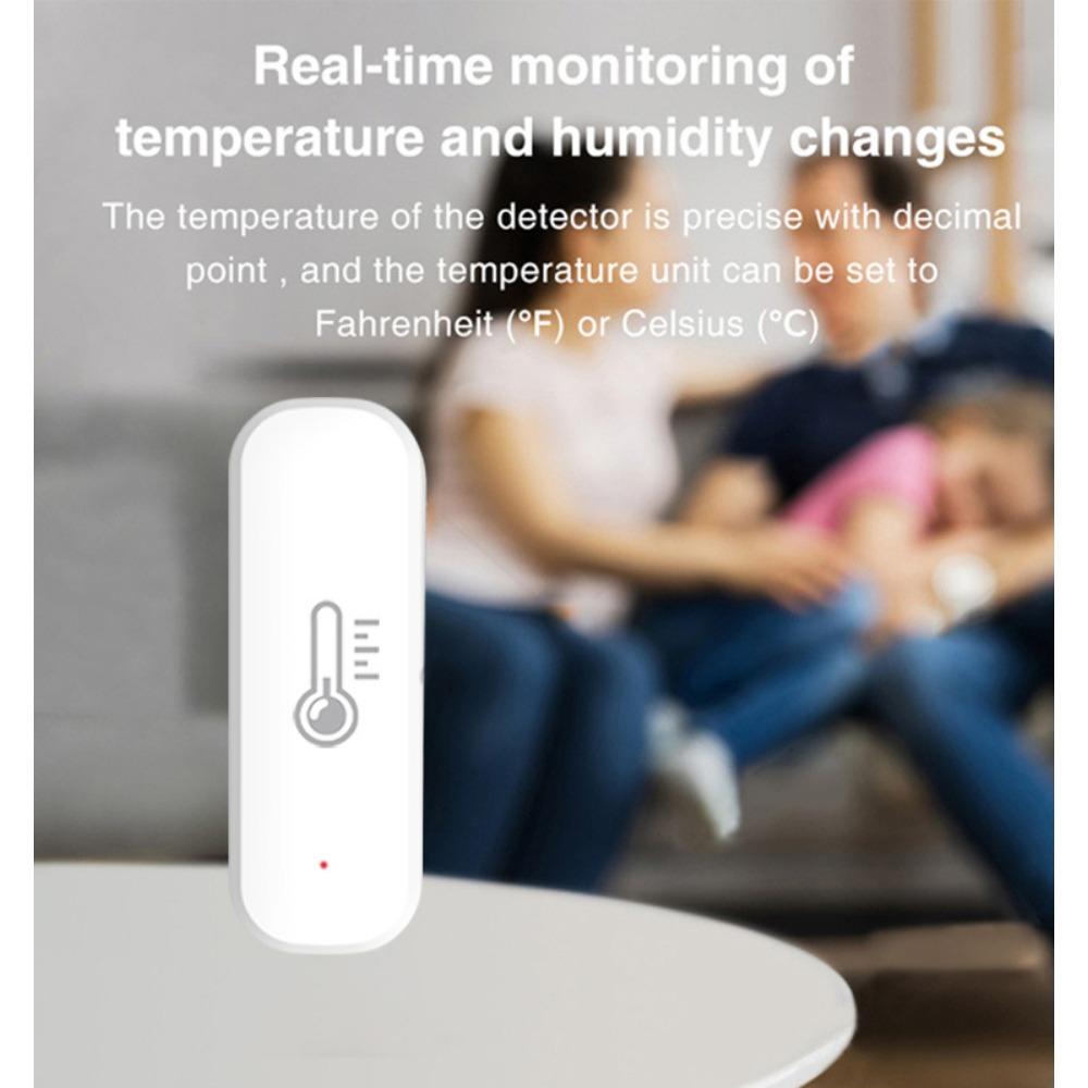 Detector Inteligent de Temperatură și Umiditate Tuya Wifi pentru Casă Interior Senzor Wireless Wifi de Temperatură și Umiditate