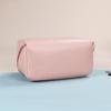 PU Leather Makeup Bag, Pink Cloud Pillow, Large Capacity Makeup Storage Bag, Handheld Portable Travel Toilet Bag