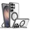 Applicable To Samsung S26Ultra Succubus Magnetic Bracket Mobile Phone Case 360 ° Rotating Bracket S26Plus Protective Case