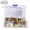 Boxed Set of 360 Brass Flat Washers and Sealing Rings (M2-M10)