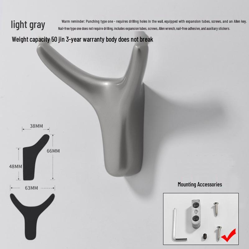 Modern Nordic Antler Wall-Mounted Coat Hook
