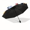 1pc Cute Cats Automatic Opening/Closing Folding Umbrella with 55 Ribs, Plastic Handle, Windproof Portable Sunshade Umbrella y250726095