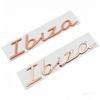 3D Metal Ibiza Car Letter Stickers Rear Trunk Emblem Accessories