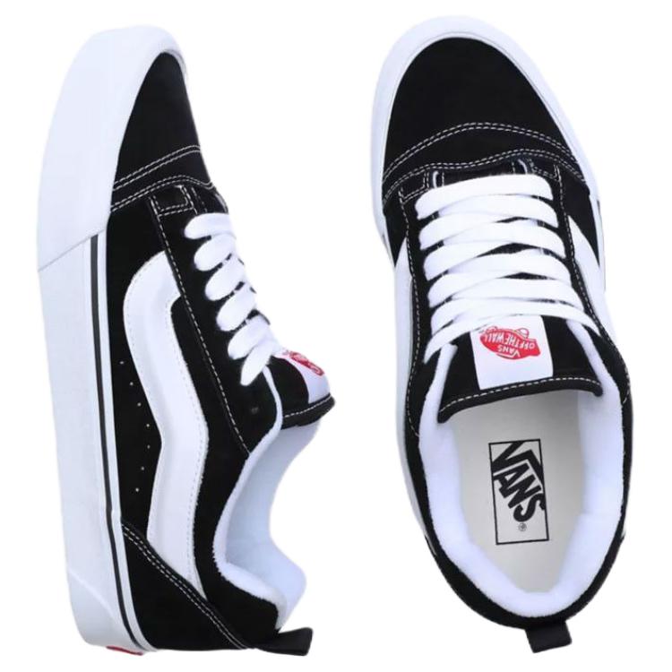 Vans Knu Skool Comfortable Casual Versatile Low-Top Skate Shoes Men sneaker Black VN0009Q6CBT