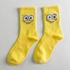 Korean Style Cute Cartoon Mid-Calf Socks for Girls – Trendy Student Sports Stockings for All Seasons