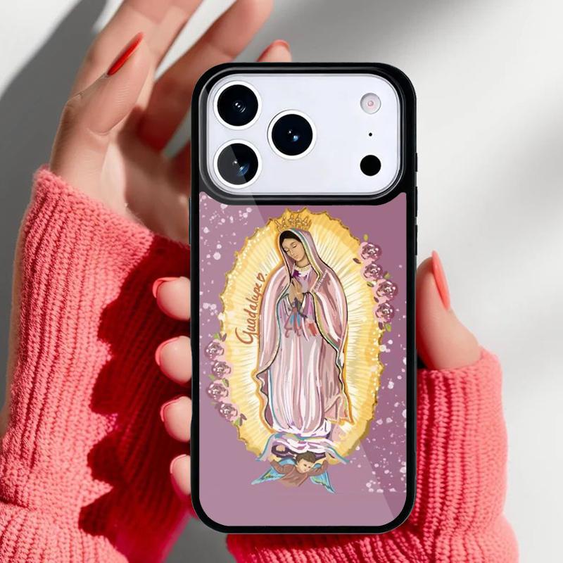 Guadalupe San Judas Phone Case for iPhone 17 16 15 14 13 Pro Max Back Cover for 12 11 Pro Coque