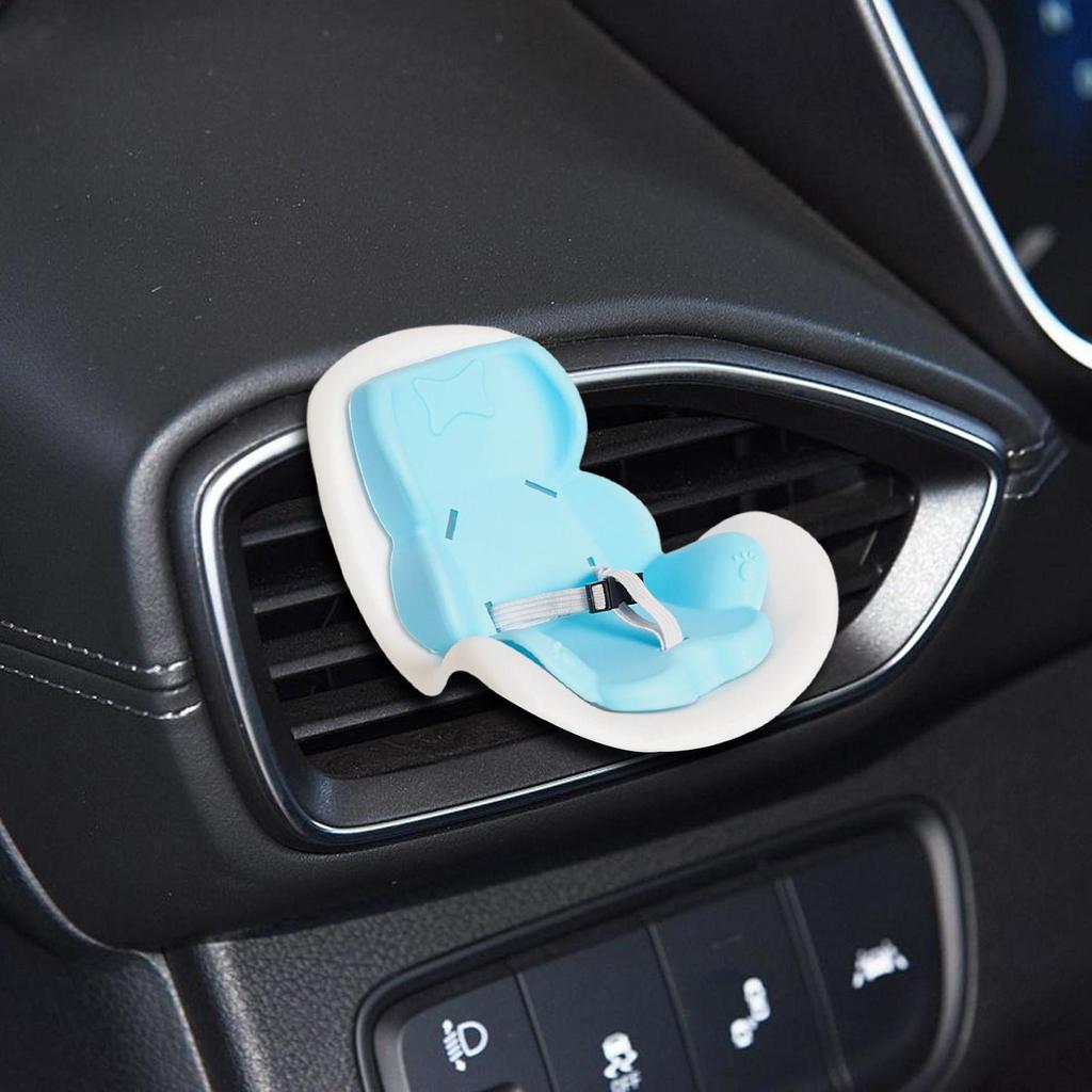 Car Air Vent Decoration 10-20cm Doll Seat Shape Clip Interior Decor for Minivan Sedan Truck Commuting Travel Family Outings