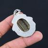 Natural Multi Fluorite Gemstone Jewelry 925 Sterling Silver Pendant For Girls