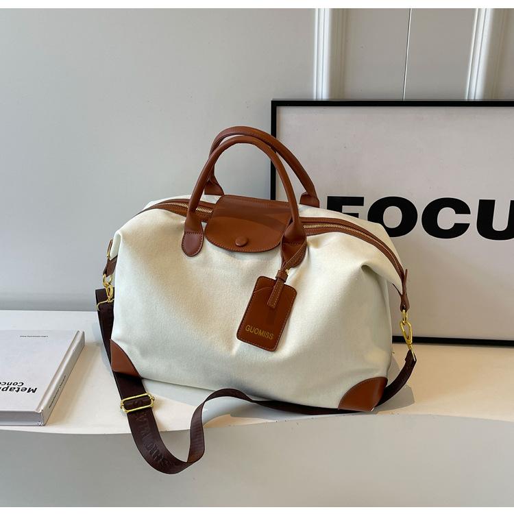 High Quality Wear-resistant Oxford Travel Bag Spring New Large Capacity Crossbody Touring Bag Unisex Portable Handheld Luggage Bag Leisure Fitness Bag