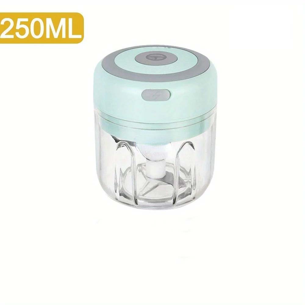 Electric Mini Garlic Mincer 100/250ML USB Vegetable Onion Chopper Portable Small Food Processor for Ginger Chili Vegetables 3