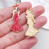 Women's Dripping Oil Alloy Accessories: Lipstick, Bag, Hat, High Heels, DIY Pendants, Small Ornaments