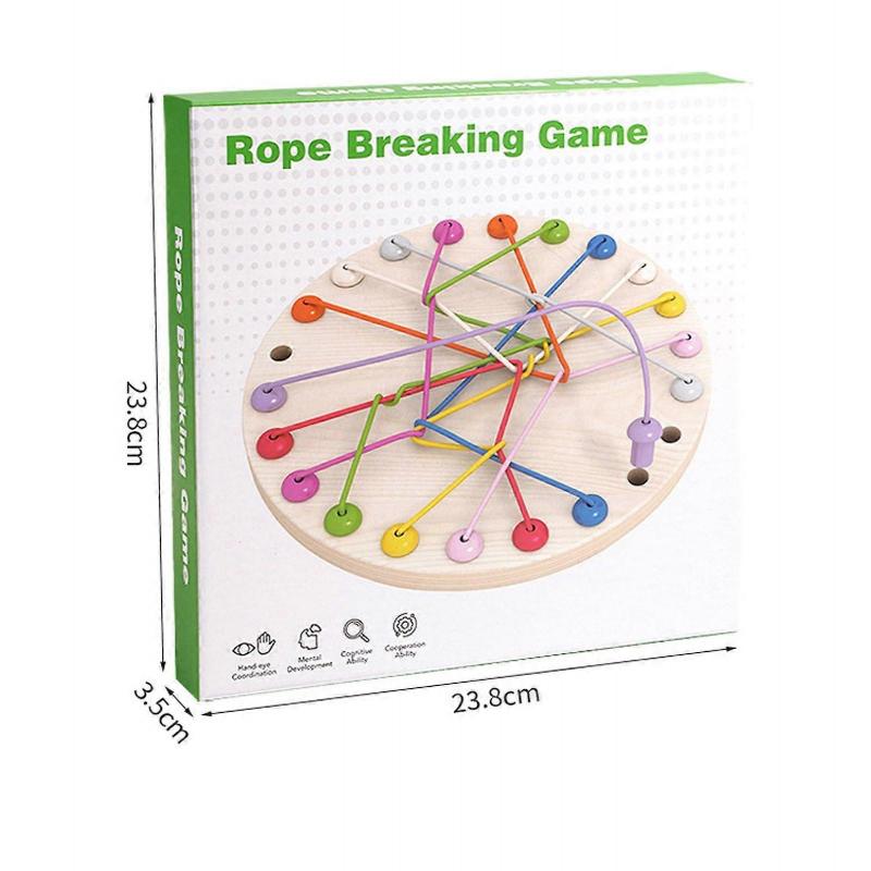 Children's Puzzle Game -border Rope-untying Game Toy That Develops Logical Thinking And Problem-solving Skills Toy Playsets