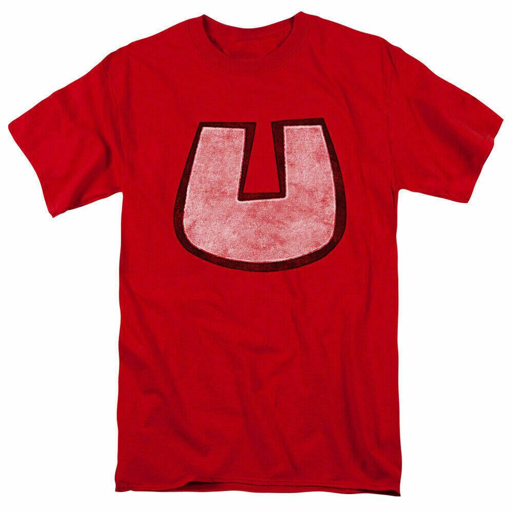 

26 Underdog U Crest T Shirt Mens Licensed Cartoon Merchandise Red Unisex T-Shirt M