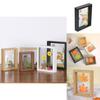 Wooden Doublesided Glass Photo Frame For A4 Herb Leaf Specimen Diy Art Display For Home Decor