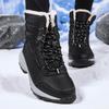 Fashion Lightweight thick soled autumn winter women's shoes simple comfortable high cut daily casual cold resistant warm cotton shoes