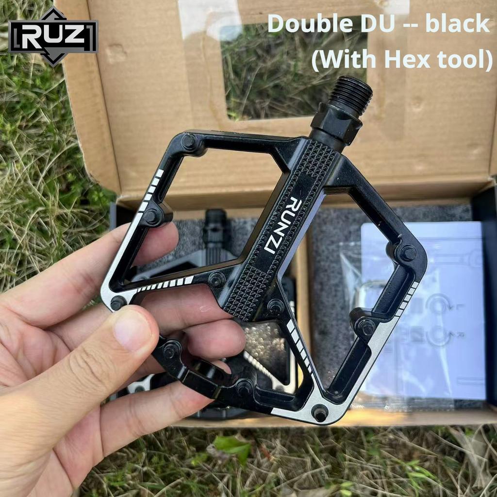 3 Bearing Bike Pedal Ultralight Aluminum Alloy MTB Road Bicycle Pedal Widen Anti-slip Cycling Pedal Bike Accessories
