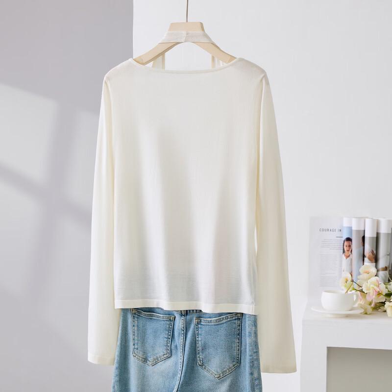 JINJU Women's Wool Blend Halter Neck Knit Top