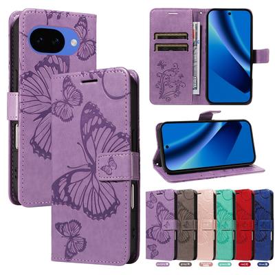 Magnetic Wallet Luxury Leather Case On For Coque Google Pixel 10A 9A 8A 7A 6A Cases 10 9 Pro XL 8 7 6 Pro Phone Cover Butterfly