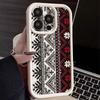 Shockproof Case For iPhone 17 Air 16 15 14 Pro Max 12 13 17 Pro 16e 17e 16 15 Plus Vintage Totem Patterned Soft TPU Phone Cover