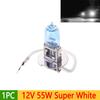 1pc H3 Halogen Lamp White 100W/55W 24V/12V Halogen Headlight Xenon Bright Quartz Bulb Glass Car Fog Light Replacement Bulb
