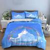 Fantasy Castle Artwork Set Bedding Set with 1 Duvet Cover 2 Pillowcases Single Double King Queen, Gift