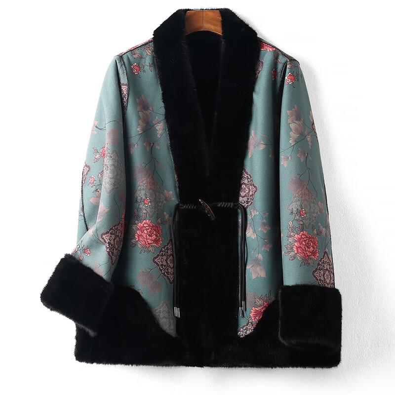 

XUEXI Women s Faux Mink Double-Sided Winter Coat 2XL