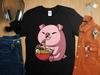 Kawaii Anime Year of the Pig Asian Noodles Japanese Ramen Shirt, Anime Shirt, Ramen T-Shirt, Japan Art