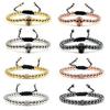 Retro-Style Evil Eye Bracelet: Handmade Woven Cord, Adjustable for Women