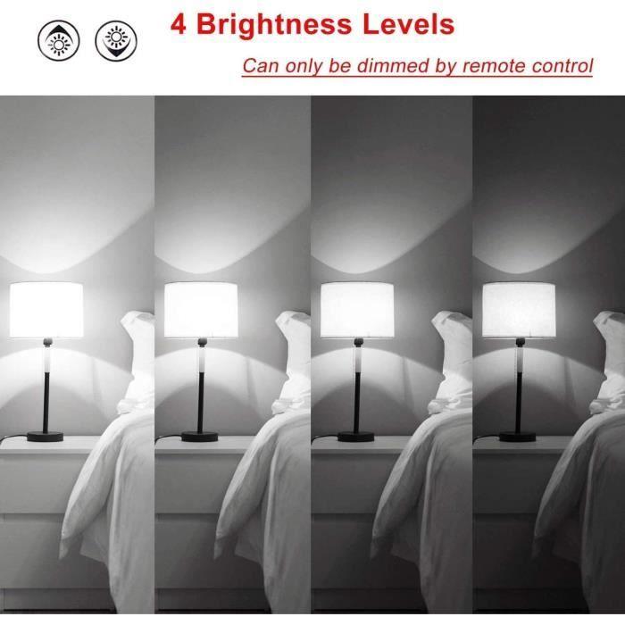 HYDONG Ampoule LED Couleur E27 10W Changement de Couleur Dimmable LED Bulbs 12 choix de couleurs,21 key Télécommande(Lot de 2)