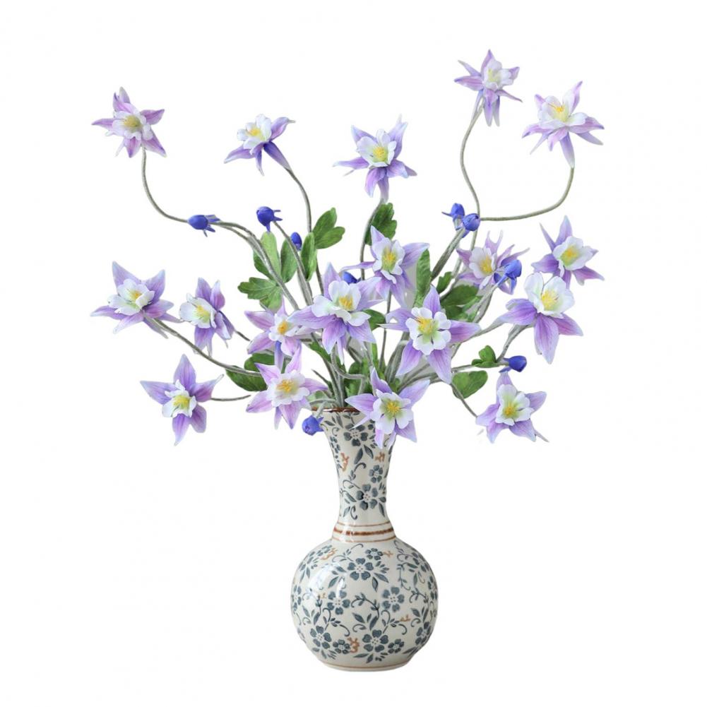 Realistic Fake Flowers Office Desk Plants Realistic Faux Flower Bouquets for Home Office Decor Artificial Flowers for Wedding