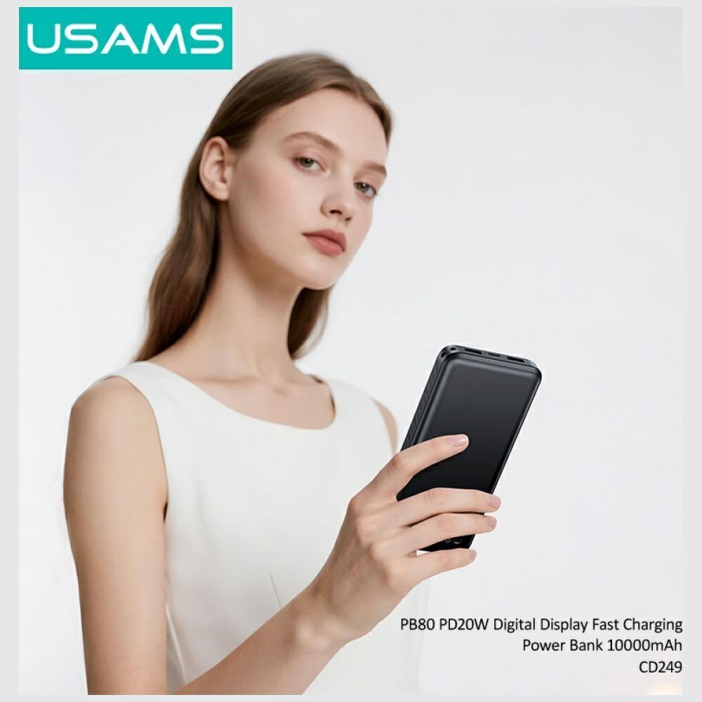 Powerbank USAMS PB80 PD20W 10000mAh White