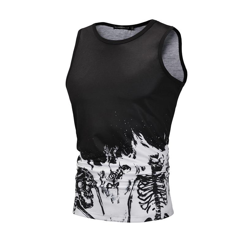 Mens Tank Summer Tops Vest Casual 3d Printed Graphics Tees Tshirts Sleeveless
