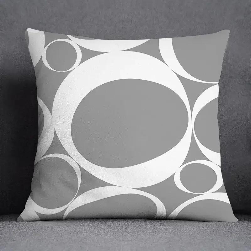 VIKAMA Federa Cuscino Decorativa Lusso Grigia di Alta Gamma, Federa Cuscino Decorazione Divano Casa, Federa Cuscino Decorazione Comodino Camera da Letto