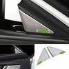 For Mazda 3 Axela 2019-2024 Silver Steel A Pillar Speaker Sound Cover Trim 2PCS