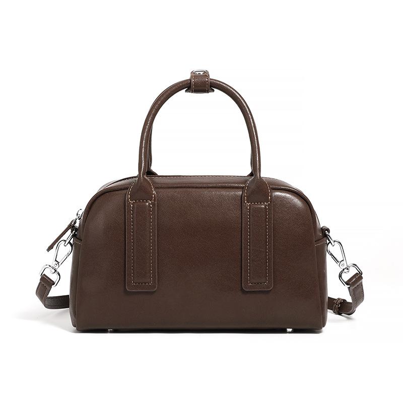 Echtes Leder Damen Tasche Herbst/Winter Umhängetasche Vintage Pendler Handtasche Damen Nische Premium Textur Schultertasche