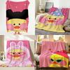 Toy L LaLaFanFan C Cafe M Mimi Throw Flannel Throw Blanket Suitable for Sofa Living Room Bedroom