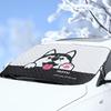 Auto Windschutzscheiben-Hitzeschutzabdeckung Auto Frontscheiben-Frostdecke Schneeschutz für SUV-LKW Winter Autozubehör